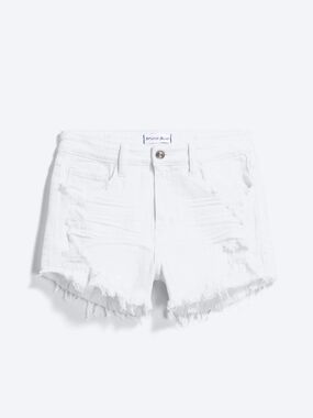 Studio Blue Flyn High Rise Distressed Frayed Hem Short